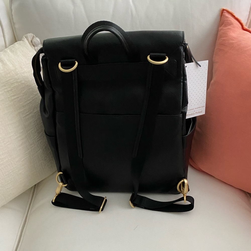 NWT Freshly Picked Classic diaper bag in Ebony